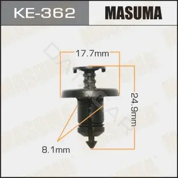 Клипсы, фиксаторы, зажимы MASUMA KE-362