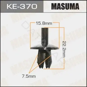 Клипсы, фиксаторы, зажимы MASUMA KE-370