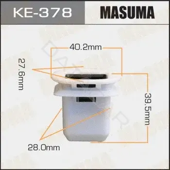 Клипсы, фиксаторы, зажимы MASUMA KE378