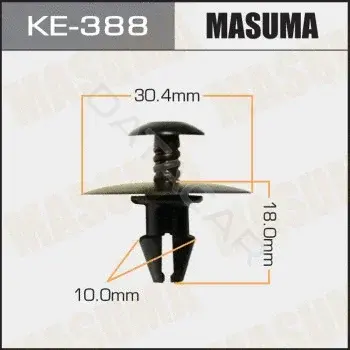 Клипсы, фиксаторы, зажимы MASUMA KE-388