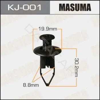 Клипсы, фиксаторы, зажимы MASUMA KJ-001