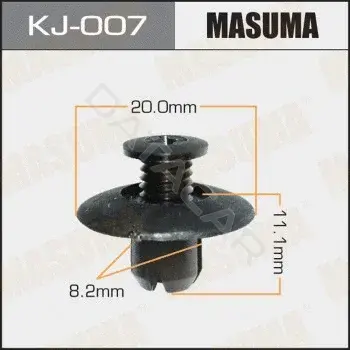 Клипсы, фиксаторы, зажимы MASUMA KJ-007