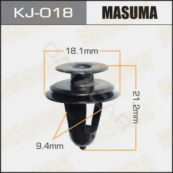 Клипсы, фиксаторы, зажимы MASUMA KJ018