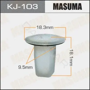 Клипсы, фиксаторы, зажимы MASUMA KJ103