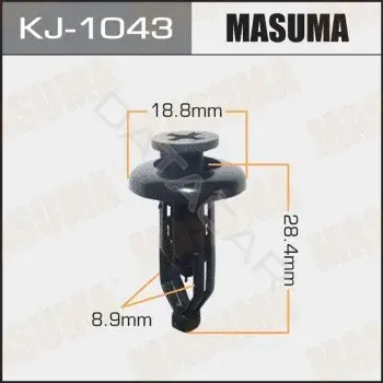 Клипсы, фиксаторы, зажимы MASUMA KJ1043