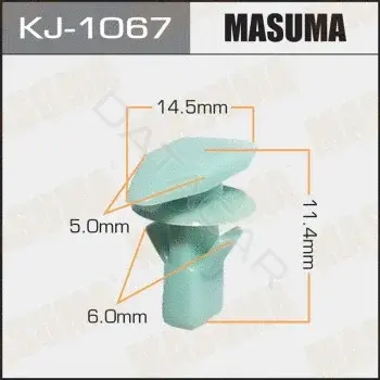 Клипсы, фиксаторы, зажимы MASUMA KJ-1067