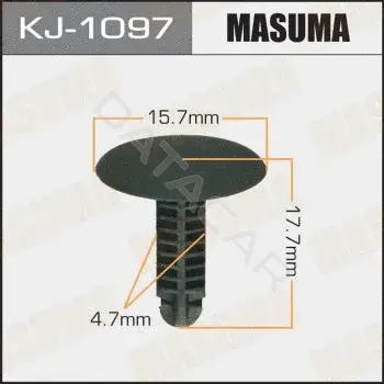 Клипсы, фиксаторы, зажимы MASUMA KJ1097