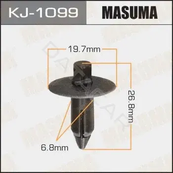 Клипсы, фиксаторы, зажимы MASUMA KJ1099