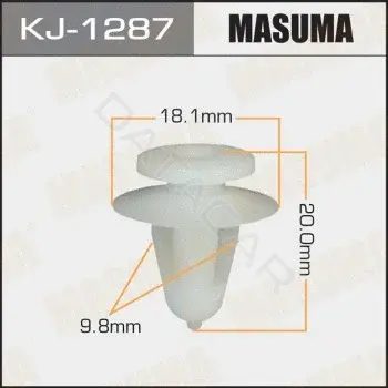 Клипсы, фиксаторы, зажимы MASUMA KJ1287