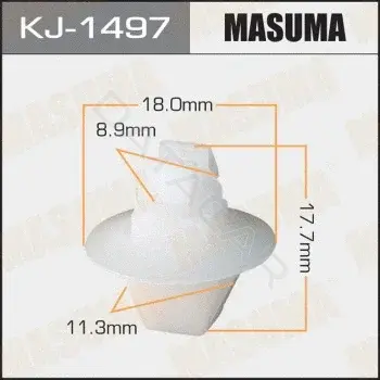 Клипсы, фиксаторы, зажимы MASUMA KJ-1497