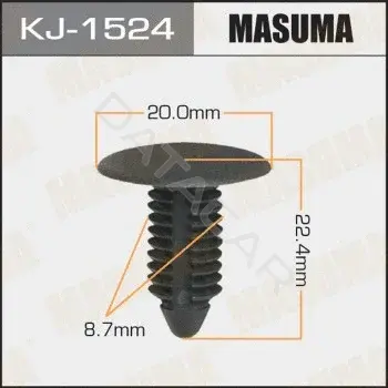 Клипсы, фиксаторы, зажимы MASUMA KJ1524