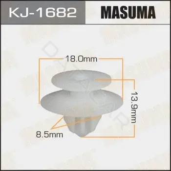Клипсы, фиксаторы, зажимы MASUMA KJ-1682