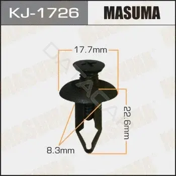 Клипсы, фиксаторы, зажимы MASUMA KJ1726