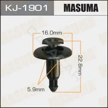 Клипсы, фиксаторы, зажимы MASUMA KJ1901