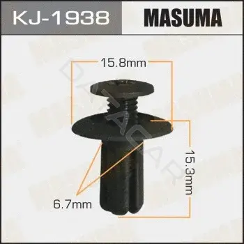 Клипсы, фиксаторы, зажимы MASUMA KJ-1938