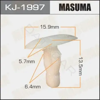 Клипсы, фиксаторы, зажимы MASUMA KJ-1997