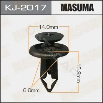 Клипсы, фиксаторы, зажимы MASUMA KJ-2017
