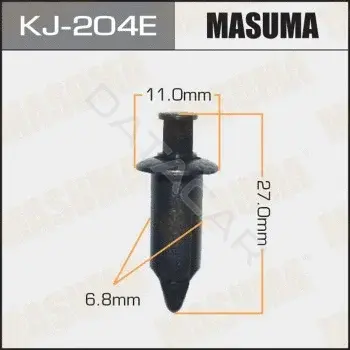 Клипсы, фиксаторы, зажимы MASUMA KJ204E