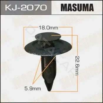 Клипсы, фиксаторы, зажимы MASUMA KJ-2070