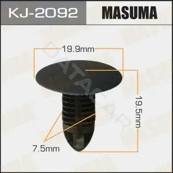 Клипсы, фиксаторы, зажимы MASUMA KJ-2092