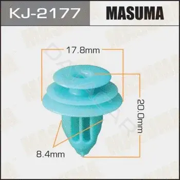 Клипсы, фиксаторы, зажимы MASUMA KJ-2177