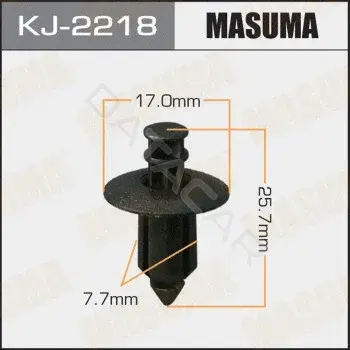 Клипсы, фиксаторы, зажимы MASUMA KJ-2218