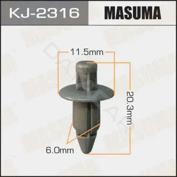 Клипсы, фиксаторы, зажимы MASUMA KJ2316