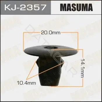 Клипсы, фиксаторы, зажимы MASUMA KJ2357