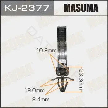 Клипсы, фиксаторы, зажимы MASUMA KJ-2377