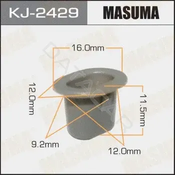 Клипсы, фиксаторы, зажимы MASUMA KJ-2429
