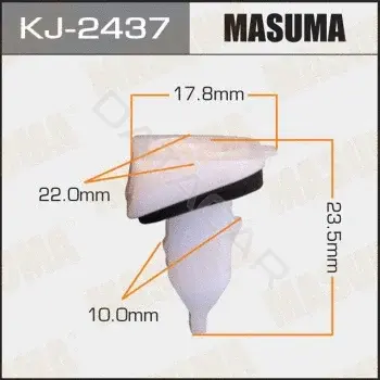 Клипсы, фиксаторы, зажимы MASUMA KJ-2437