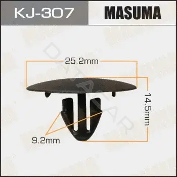 Клипсы, фиксаторы, зажимы MASUMA KJ307