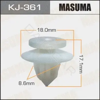 Клипсы, фиксаторы, зажимы MASUMA KJ361