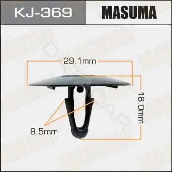 Клипсы, фиксаторы, зажимы MASUMA KJ369