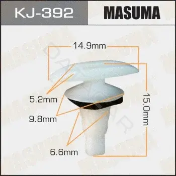 Клипсы, фиксаторы, зажимы MASUMA KJ-392