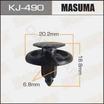 Клипсы, фиксаторы, зажимы MASUMA KJ-490