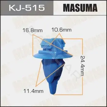 Клипсы, фиксаторы, зажимы MASUMA KJ515
