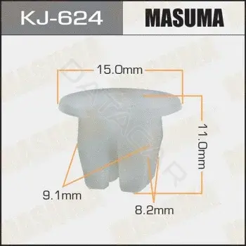 Клипсы, фиксаторы, зажимы MASUMA KJ-624