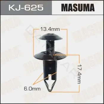 Клипсы, фиксаторы, зажимы MASUMA KJ625