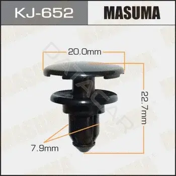 Клипсы, фиксаторы, зажимы MASUMA KJ-652