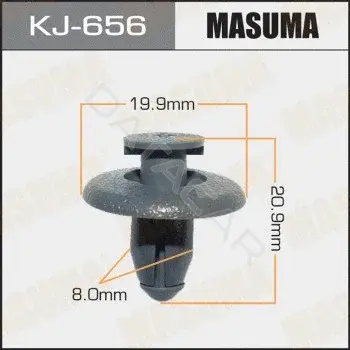 Клипсы, фиксаторы, зажимы MASUMA KJ-656