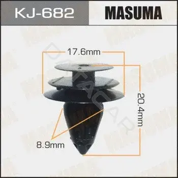Клипсы, фиксаторы, зажимы MASUMA KJ-682