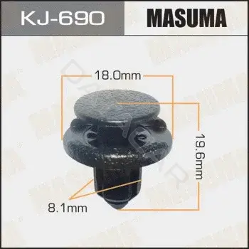 Клипсы, фиксаторы, зажимы MASUMA KJ-690