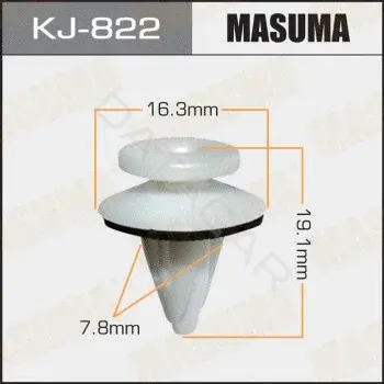 Клипсы, фиксаторы, зажимы MASUMA KJ-822