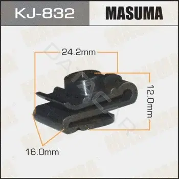 Клипсы, фиксаторы, зажимы MASUMA KJ-832