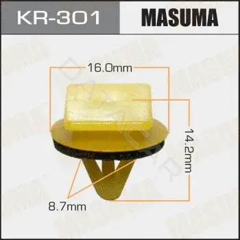 Клипсы, фиксаторы, зажимы MASUMA KR-301