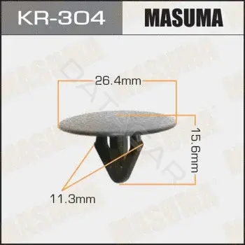 Клипсы, фиксаторы, зажимы MASUMA KR-304
