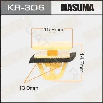 Клипсы, фиксаторы, зажимы MASUMA KR-306