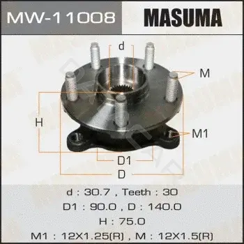 Подшипник ступицы MASUMA MW-11008