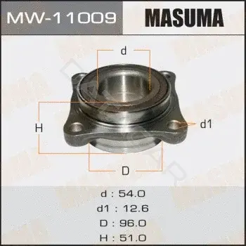 Подшипник ступицы MASUMA MW-11009
